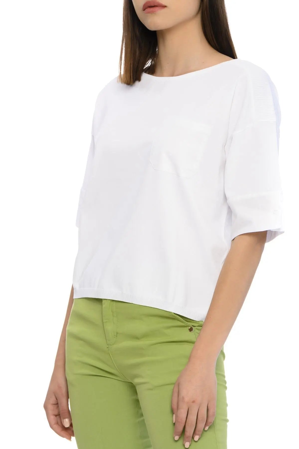 Maglia camicia BIANCO IRONICA