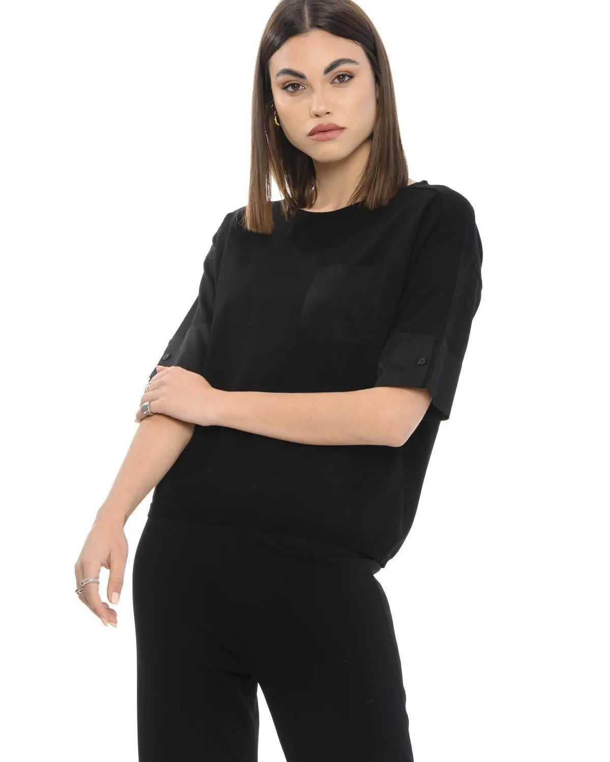 Maglia camicia NERO IRONICA XL