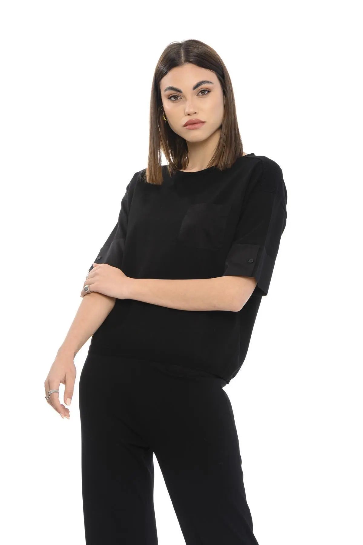 Maglia camicia NERO IRONICA XL