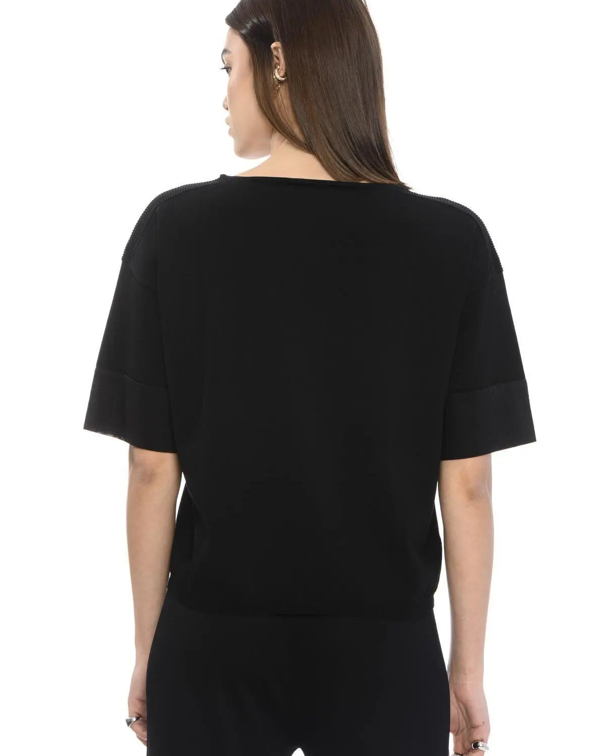 Maglia camicia NERO IRONICA