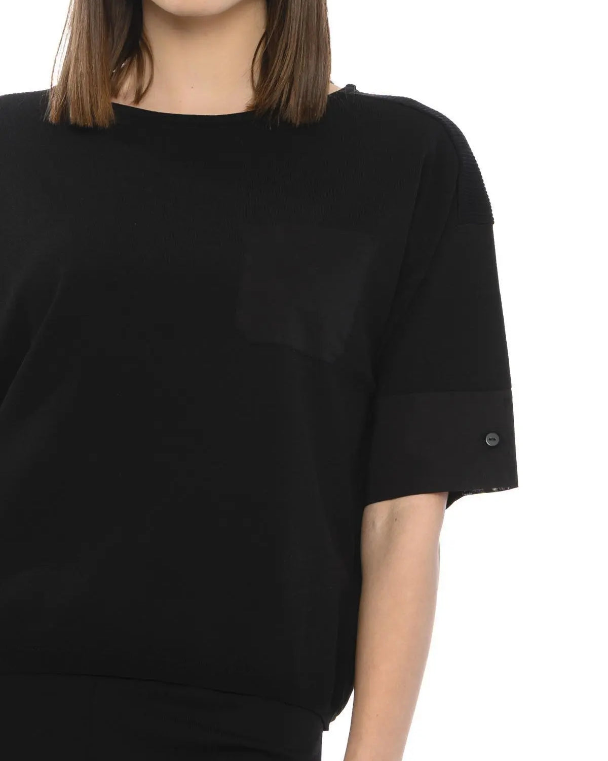 Maglia camicia NERO IRONICA