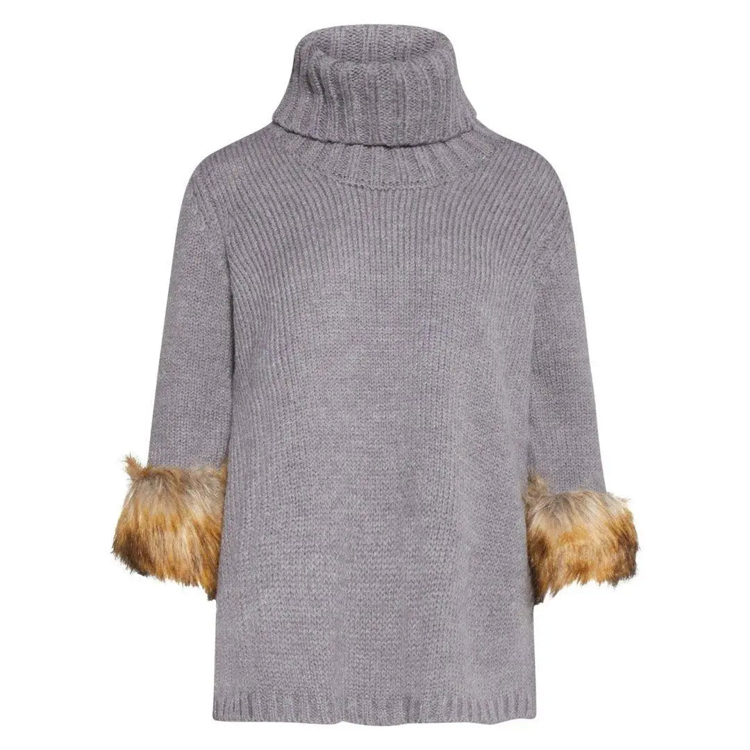 Maglia collo alto GRIGIO IRONICA XL