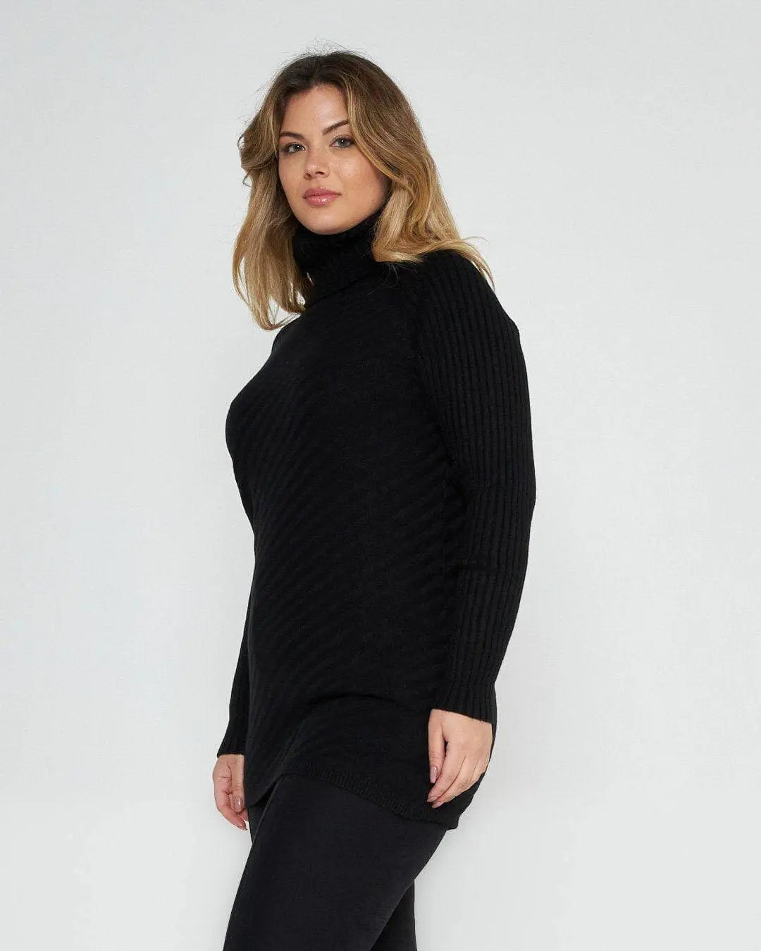 Maglia collo alto NERO DORABELLA