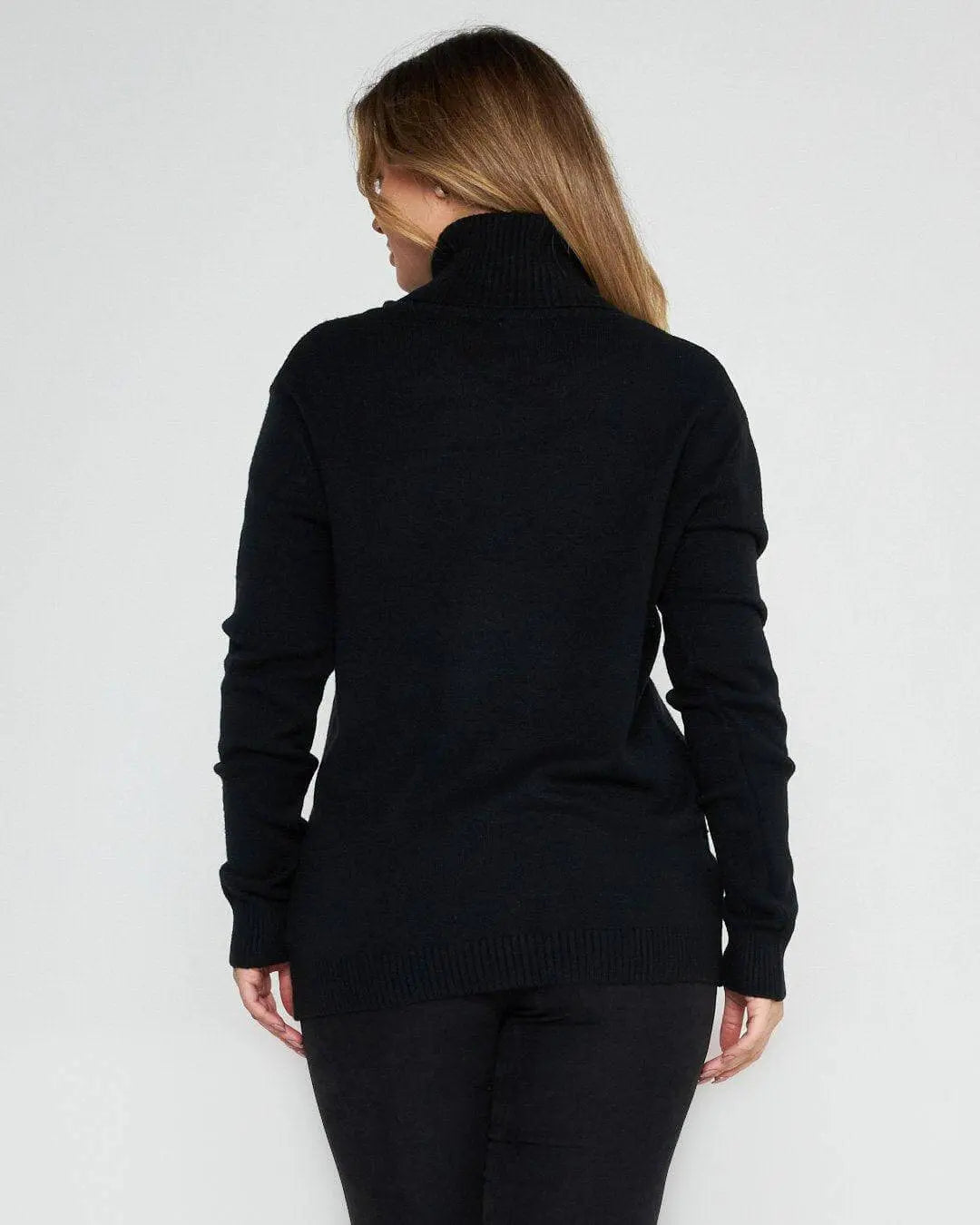 Maglia collo alto staccabile NERO A DORABELLA PIU'