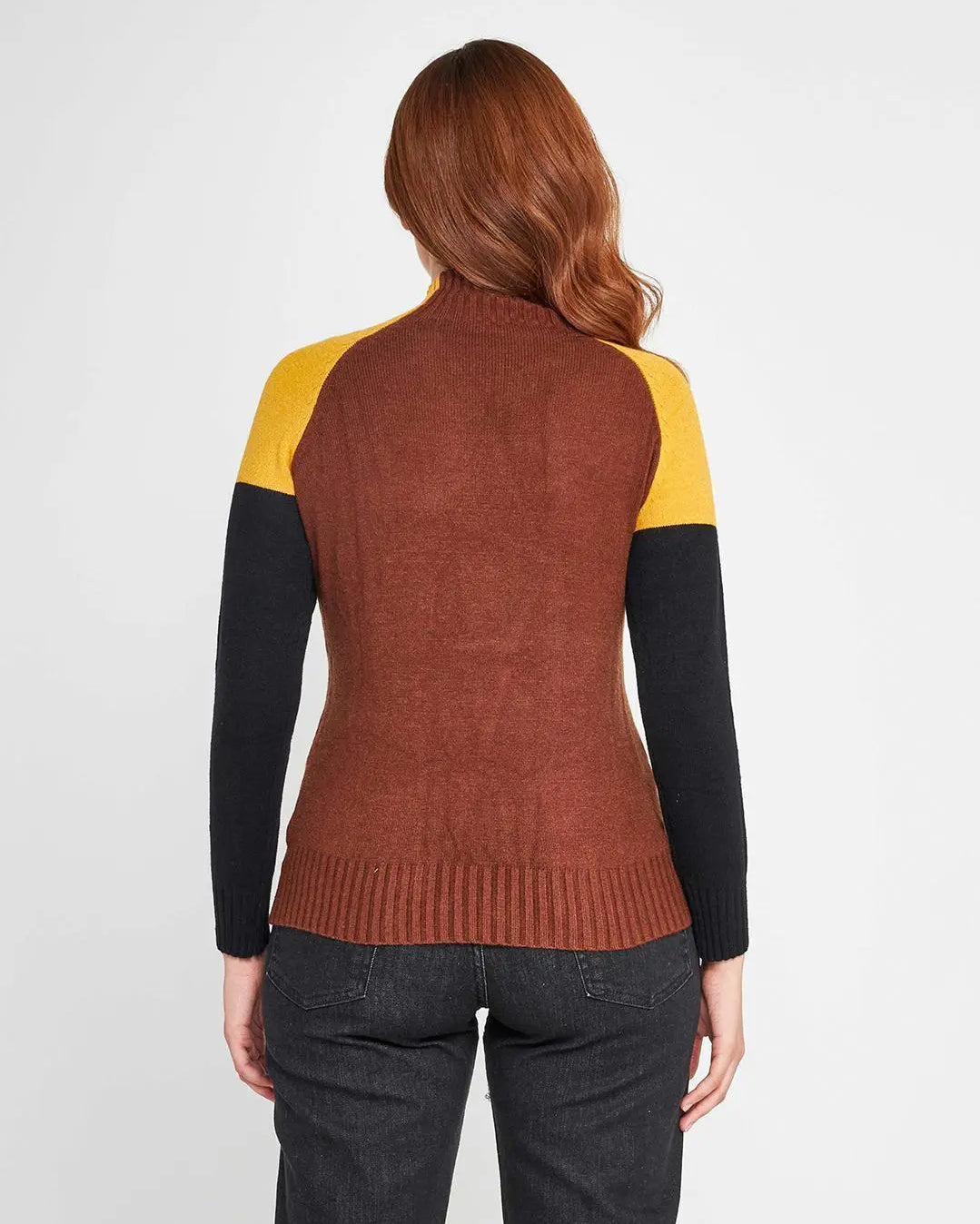 Maglia collo cratere CACAO DORABELLA