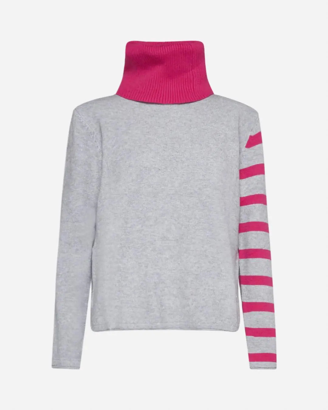 Maglia collo staccabile GRIGIO CHIARO DORABELLA PIU'