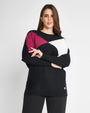 Maglia collo staccabile NERO DORABELLA CURVY