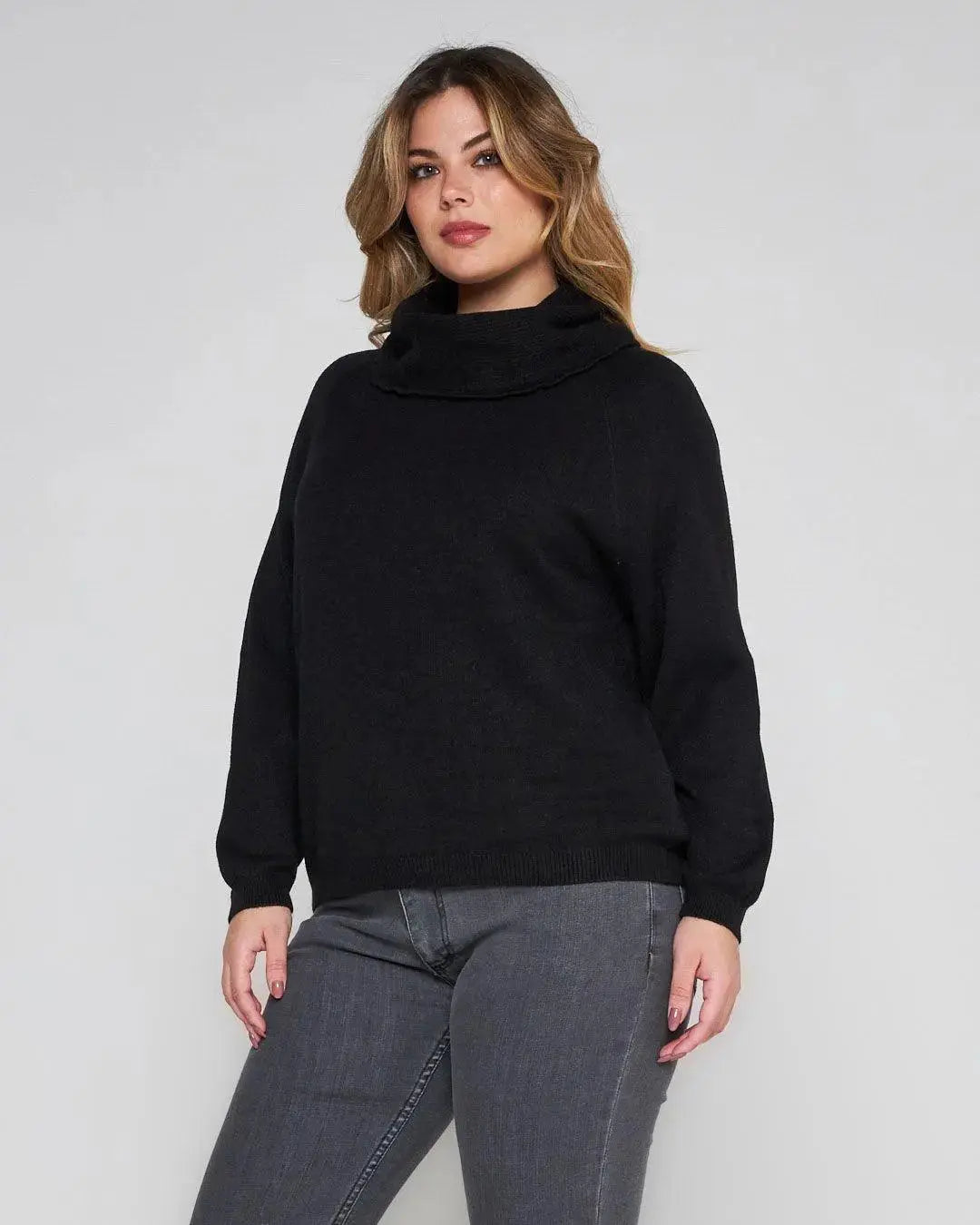 Maglia collone NERO DORABELLA