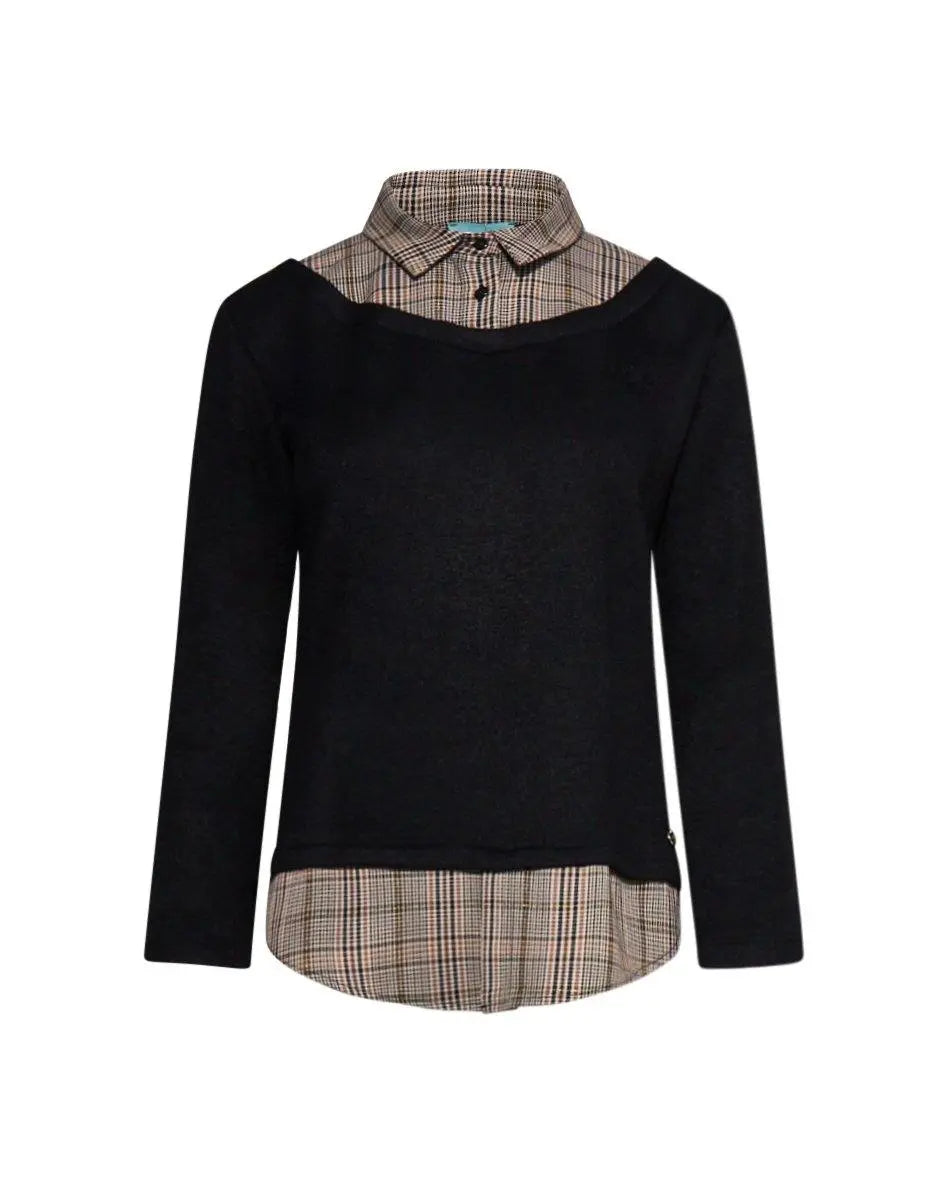 Maglia combinata NERO DORABELLA