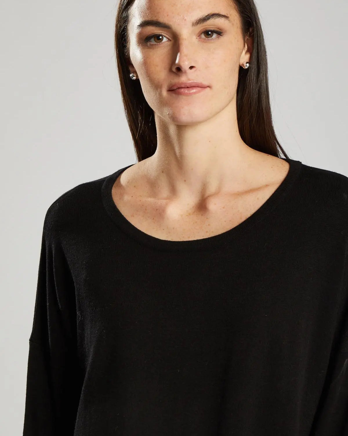 Maglia con applicazione tasche NERO IRONICA