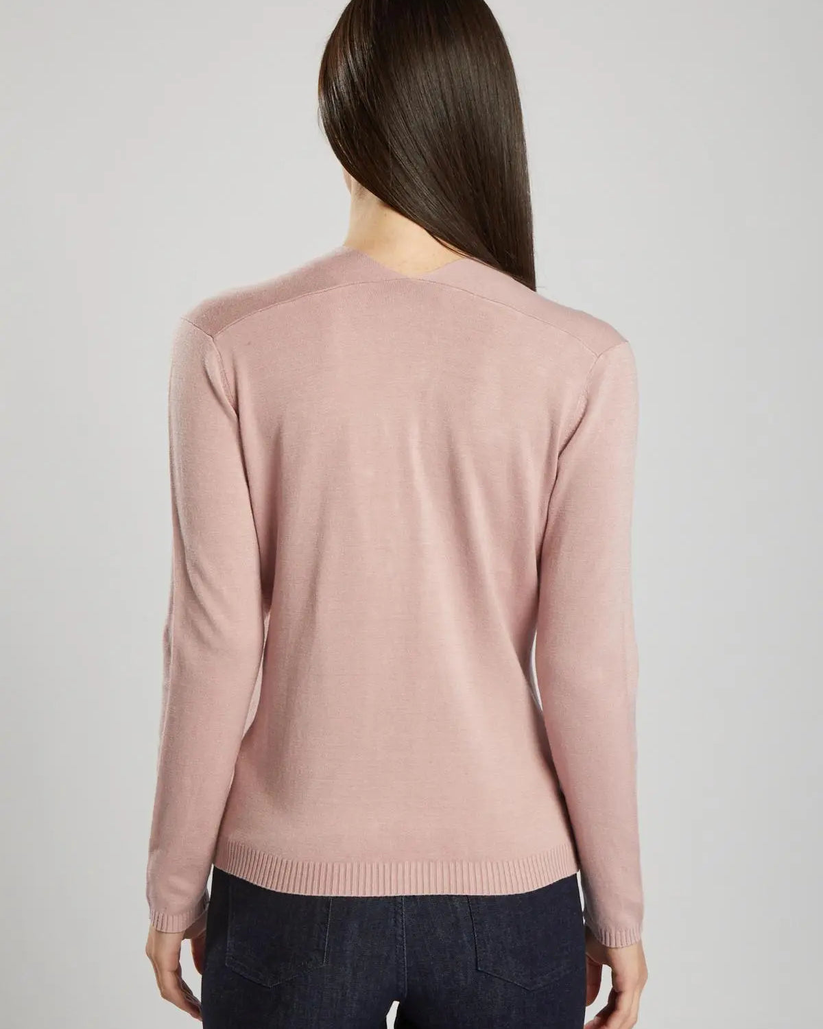 Maglia con bottoni metallo ROSA IRONICA