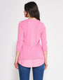 Maglia con camicia ROSA BUBBLE DORABELLA