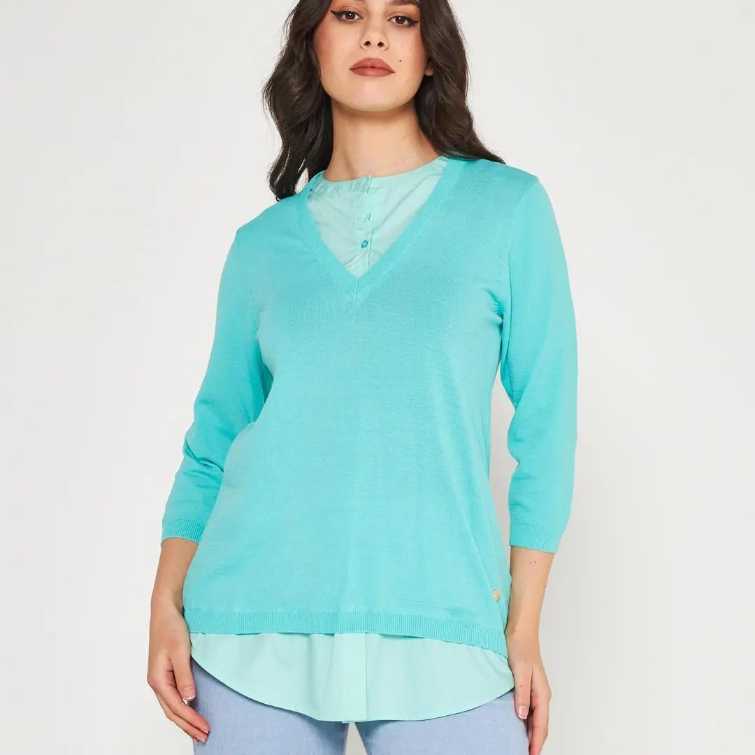 Maglia con camicia TIFFANY DORABELLA XL