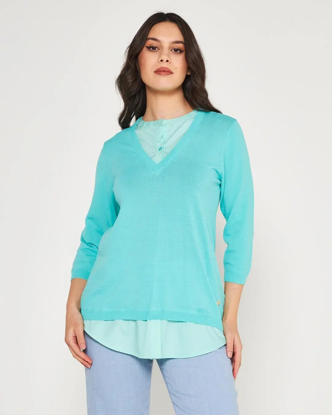 Maglia con camicia TIFFANY DORABELLA XL
