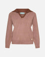 Maglia con collo a polo NOCCIOLA DORABELLA XL