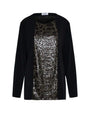 Maglia con dettaglio animalier NERO DORABELLA PIU'