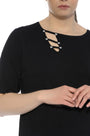 Maglia con dettaglio borchie NERO DORABELLA CURVY