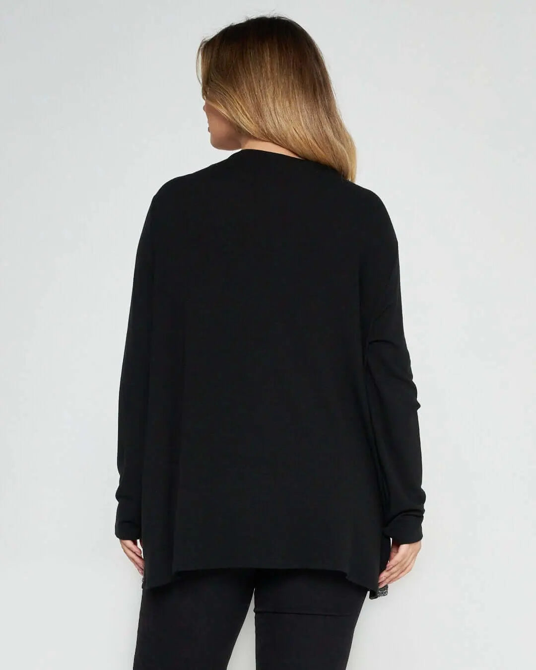 Maglia con inserti in lurex NERO-COCCIO DORABELLA PIU'