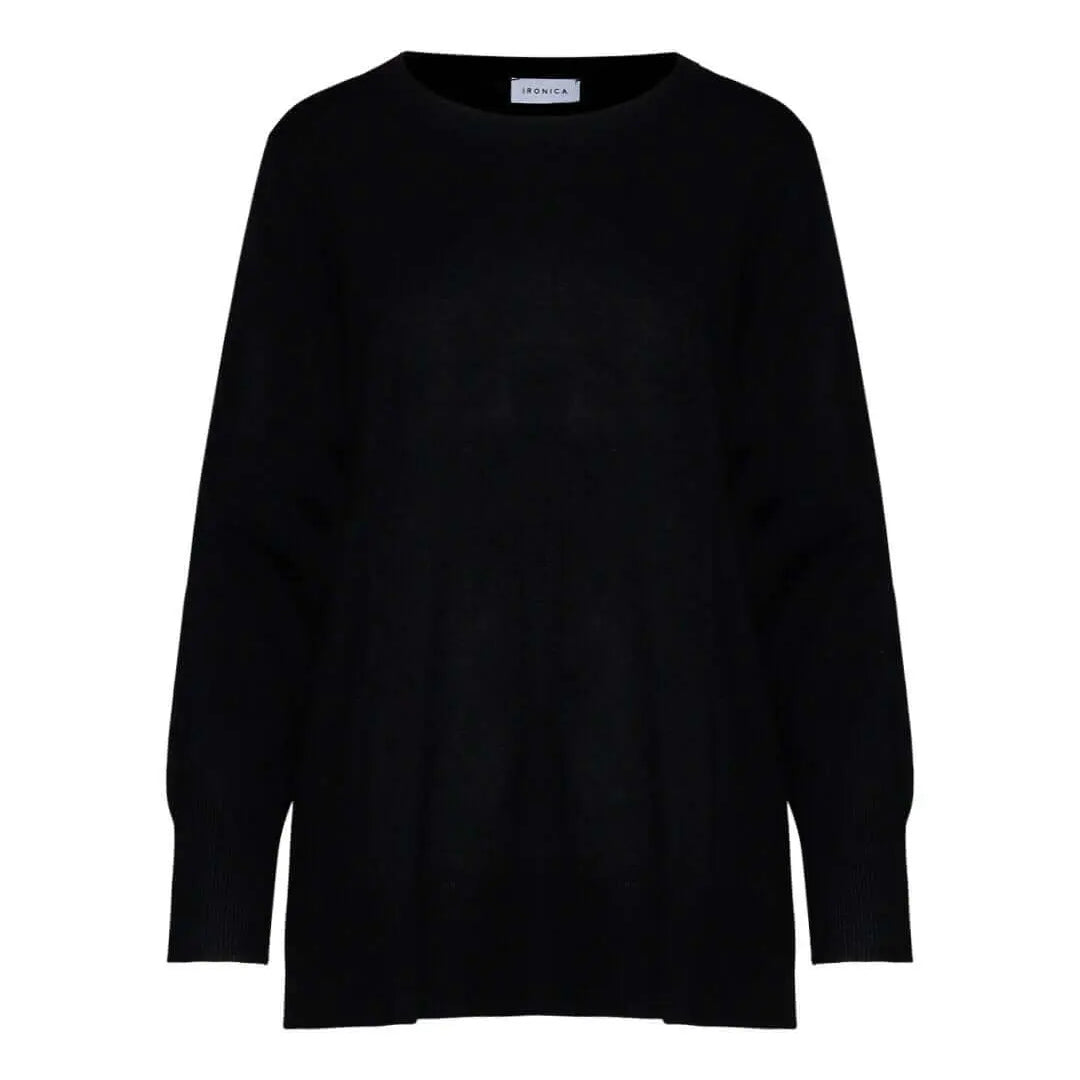 Maglia con inserto laterale NERO IRONICA XL