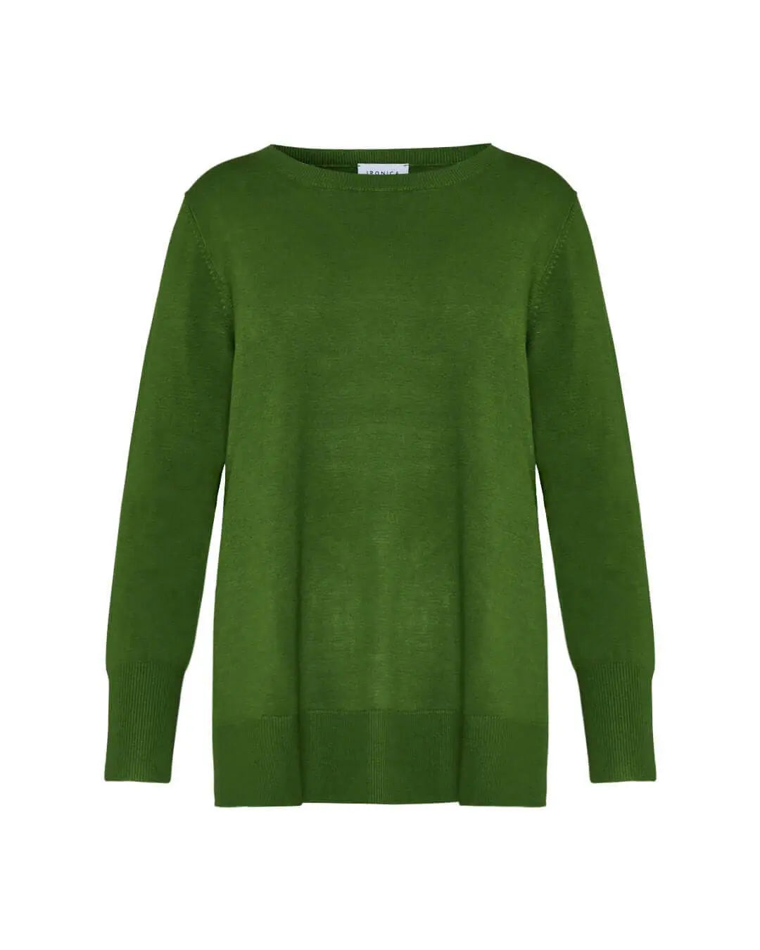 Maglia con inserto laterale VERDE EDA IRONICA