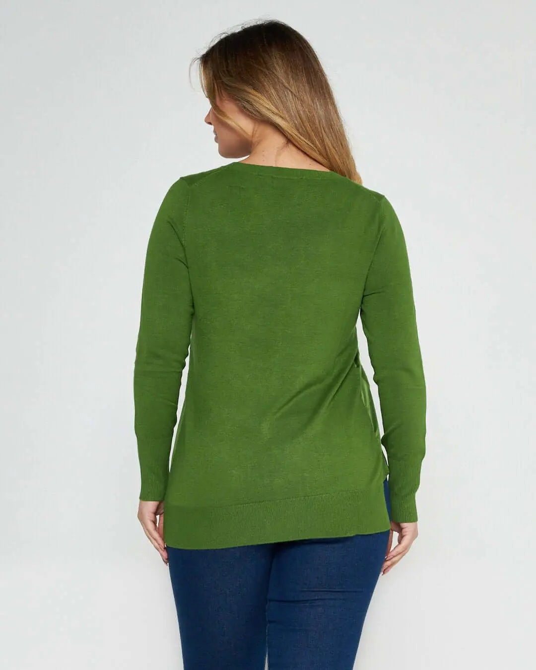 Maglia con inserto laterale VERDE EDA IRONICA