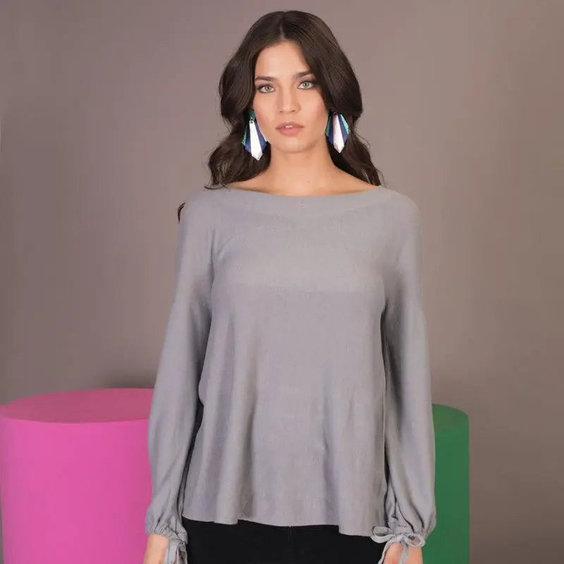 Maglia con laccio ai polsi POLVERE IRONICA XL