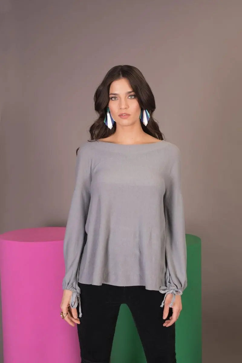 Maglia con laccio ai polsi POLVERE IRONICA XL