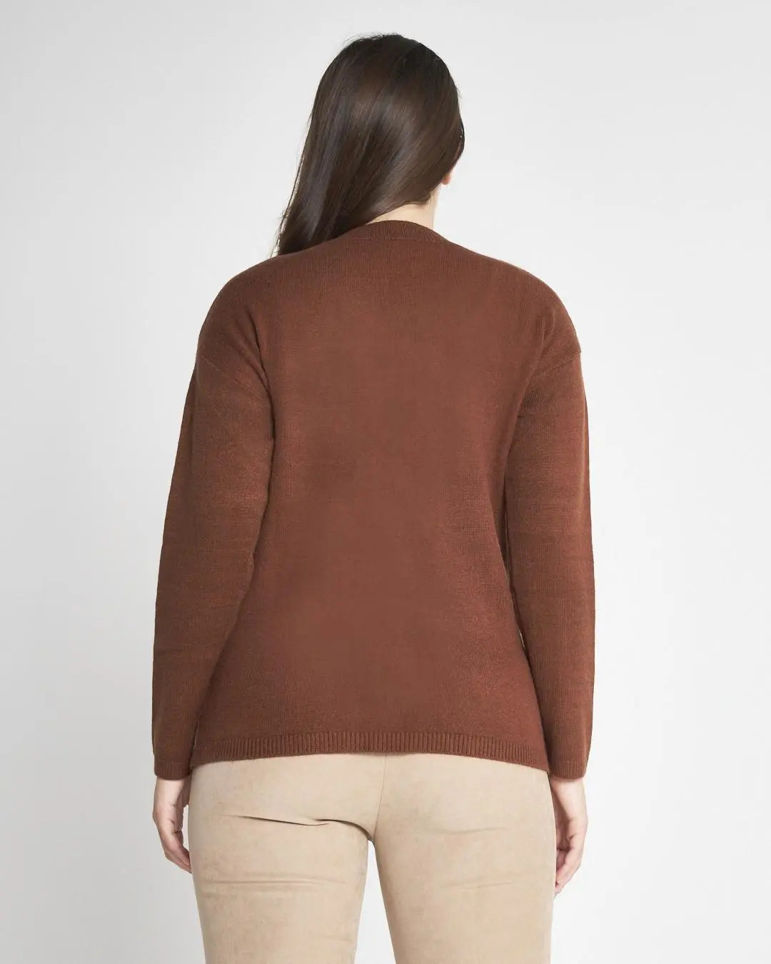 Maglia con lavorazione CACAO DORABELLA