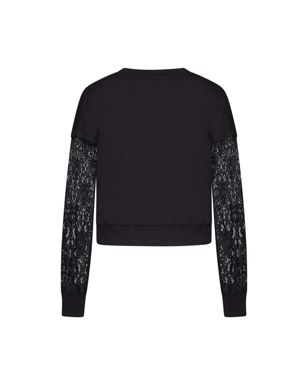 Maglia con manica in pizzo NERO IRONICA