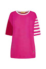 Maglia con manica righe GERANIO DORABELLA CURVY