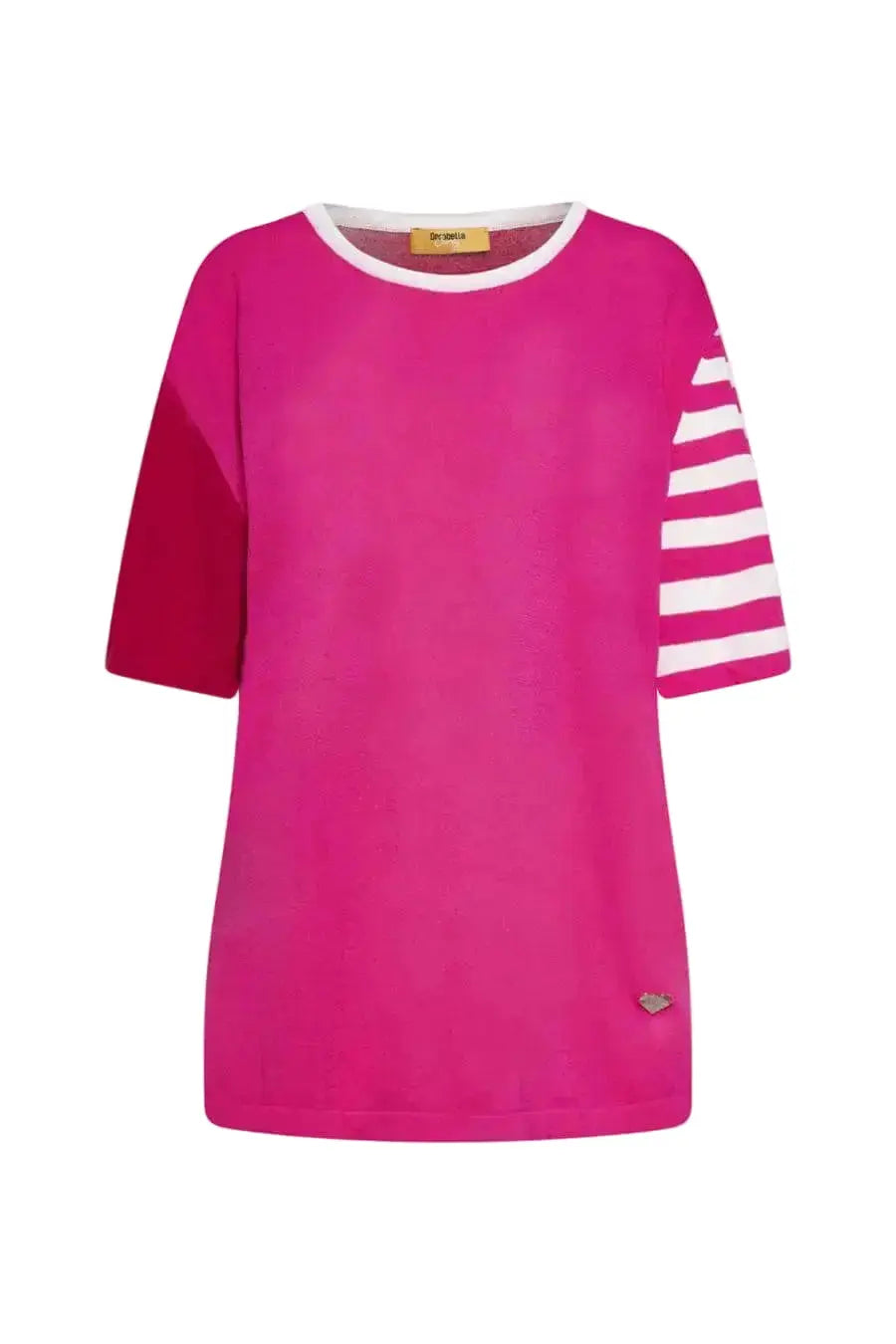 Maglia con manica righe GERANIO DORABELLA CURVY