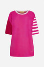 Maglia con manica righe GERANIO DORABELLA CURVY