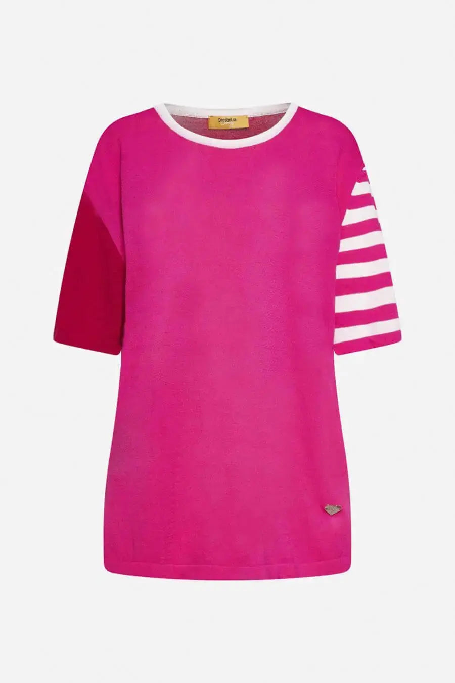 Maglia con manica righe GERANIO DORABELLA CURVY