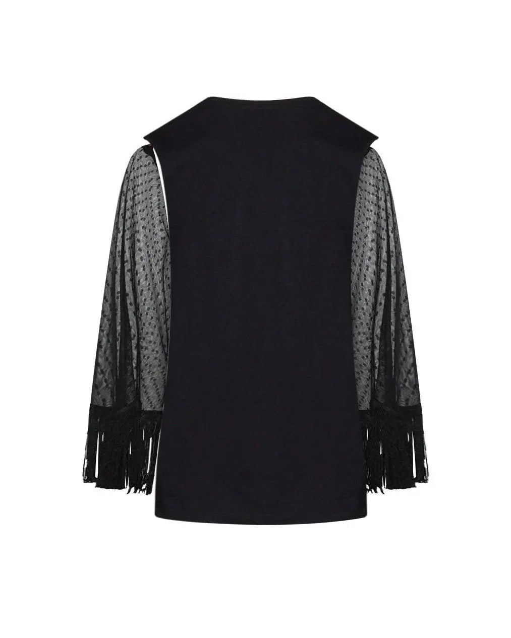 Maglia con manica trasparente NERO IRONICA