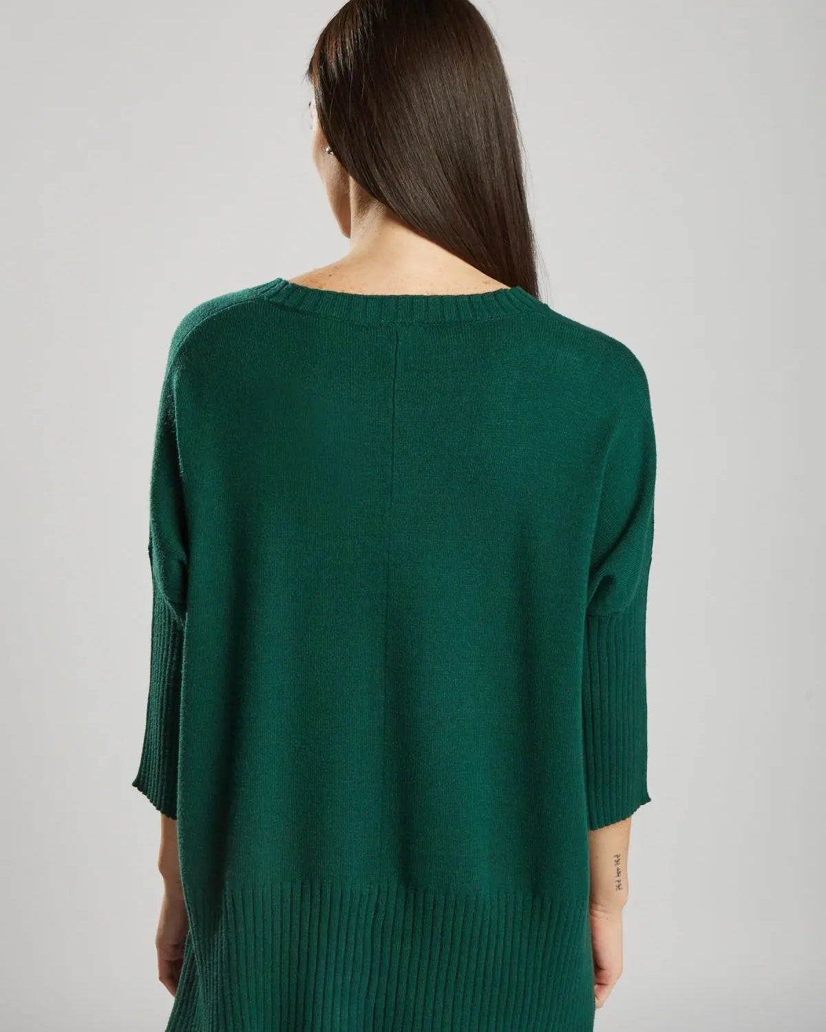 Maglia con maniche a 3/4 VERDE IRONICA