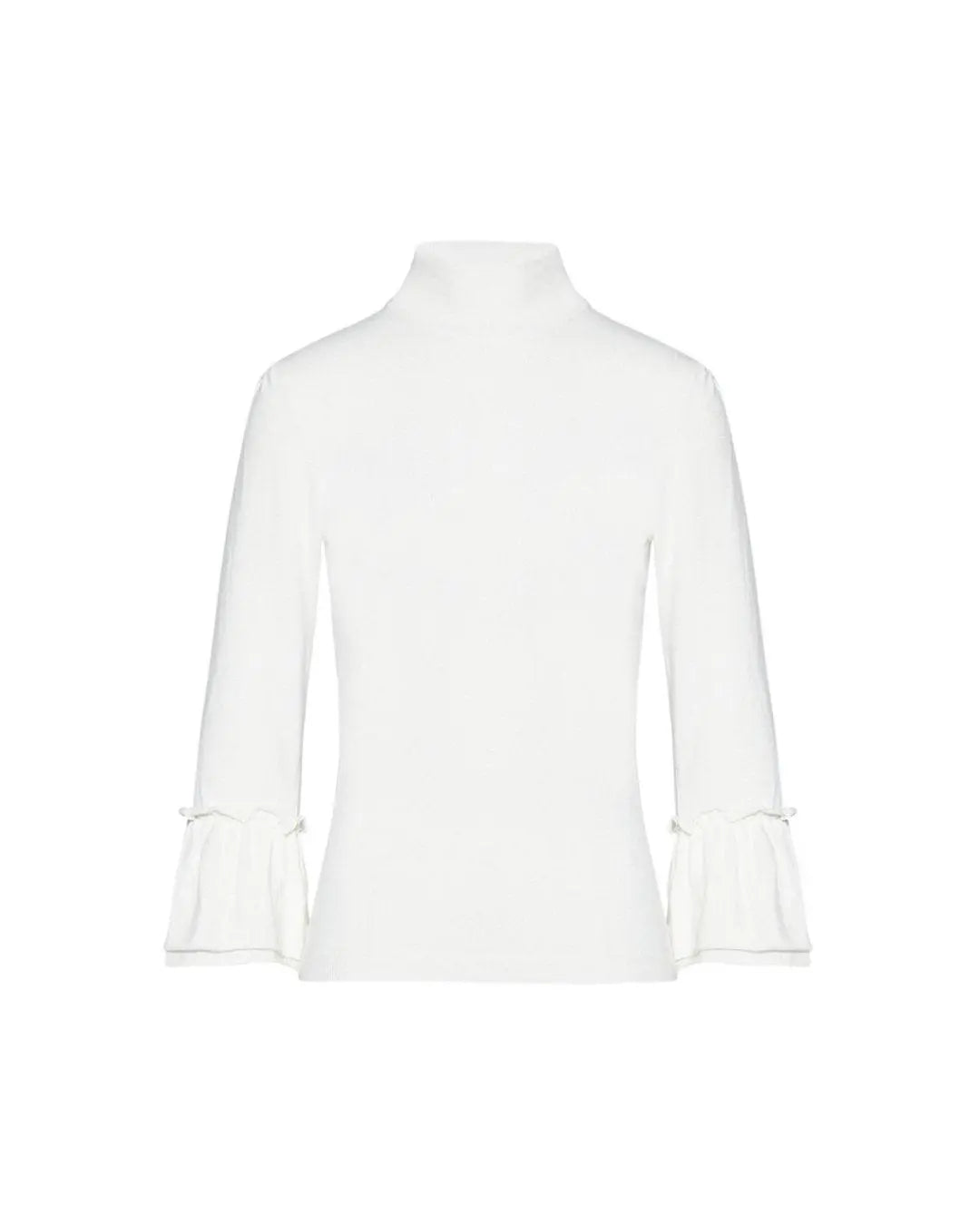 Maglia con maniche a trombetta PANNA IRONICA XL