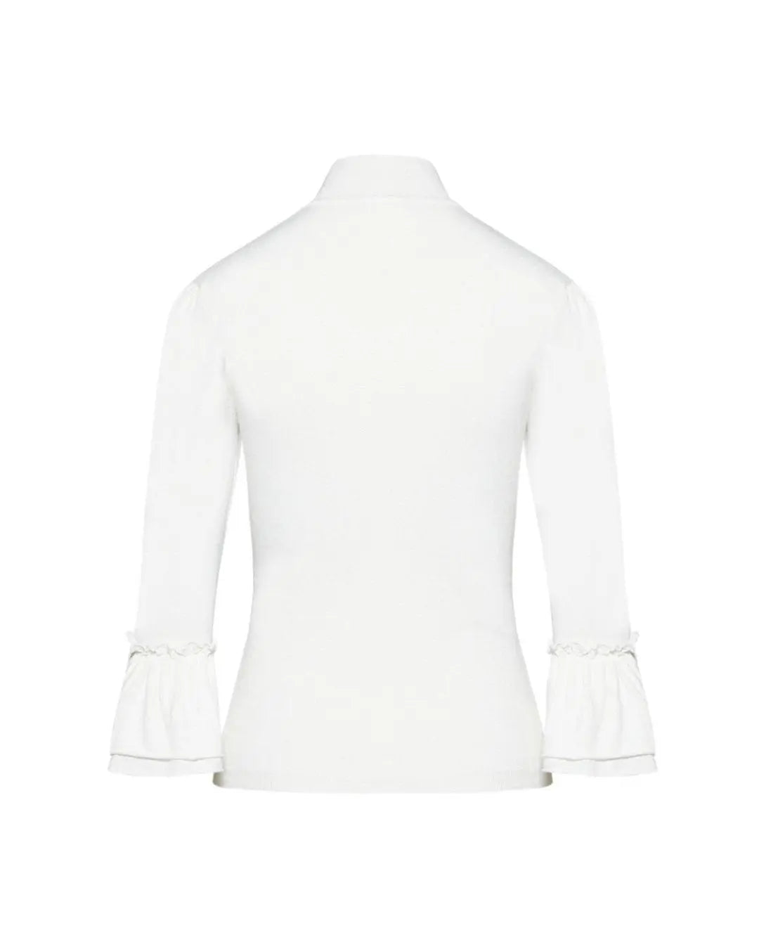 Maglia con maniche a trombetta PANNA IRONICA