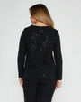 Maglia con paillettes NERO DORABELLA