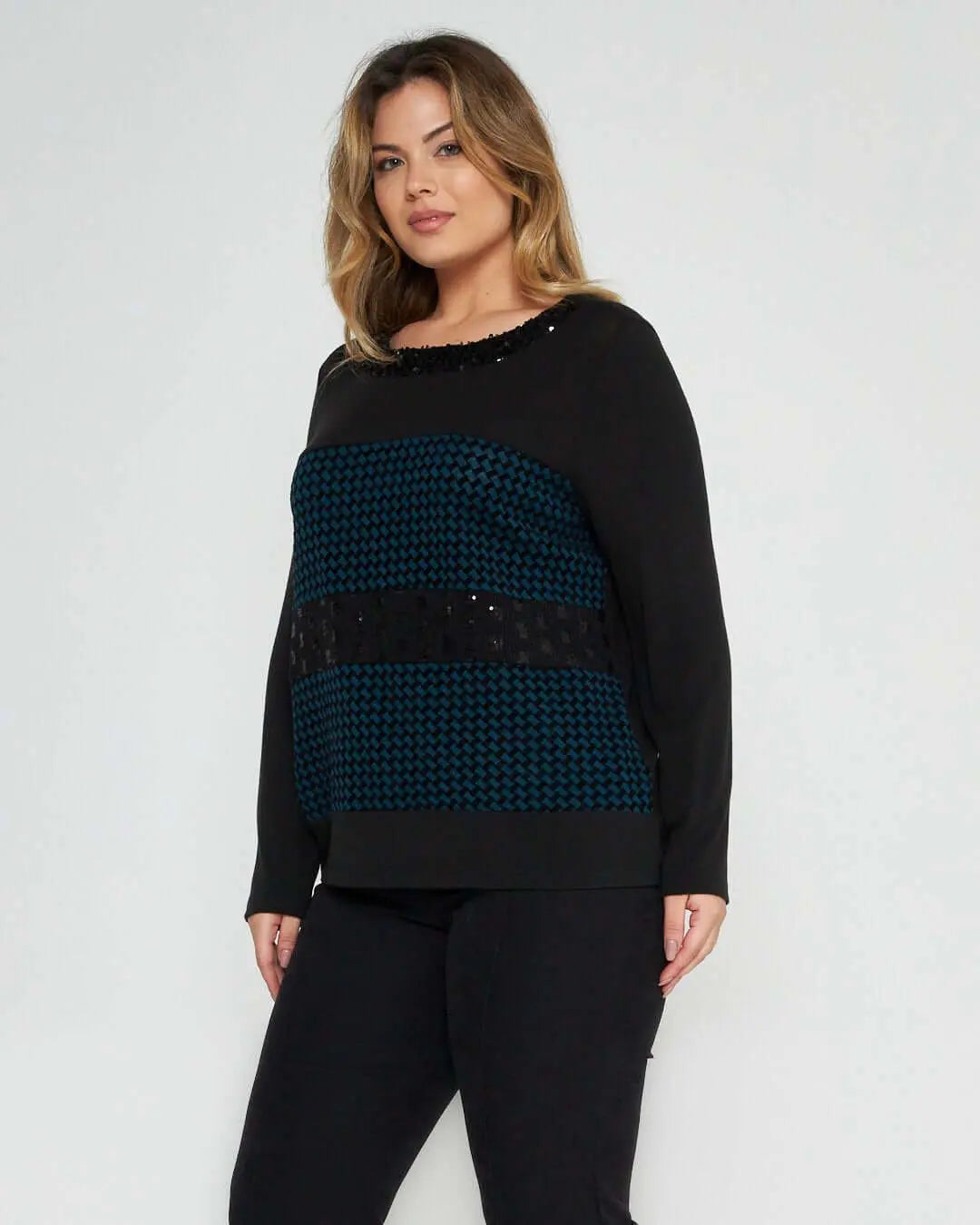 Maglia con paillettes OTTANIO DORABELLA XXL