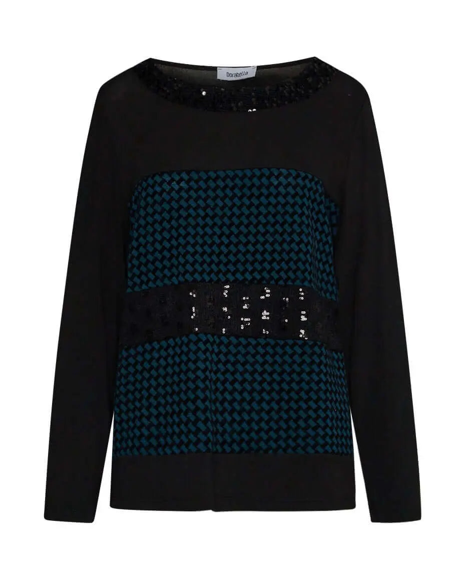 Maglia con paillettes OTTANIO DORABELLA