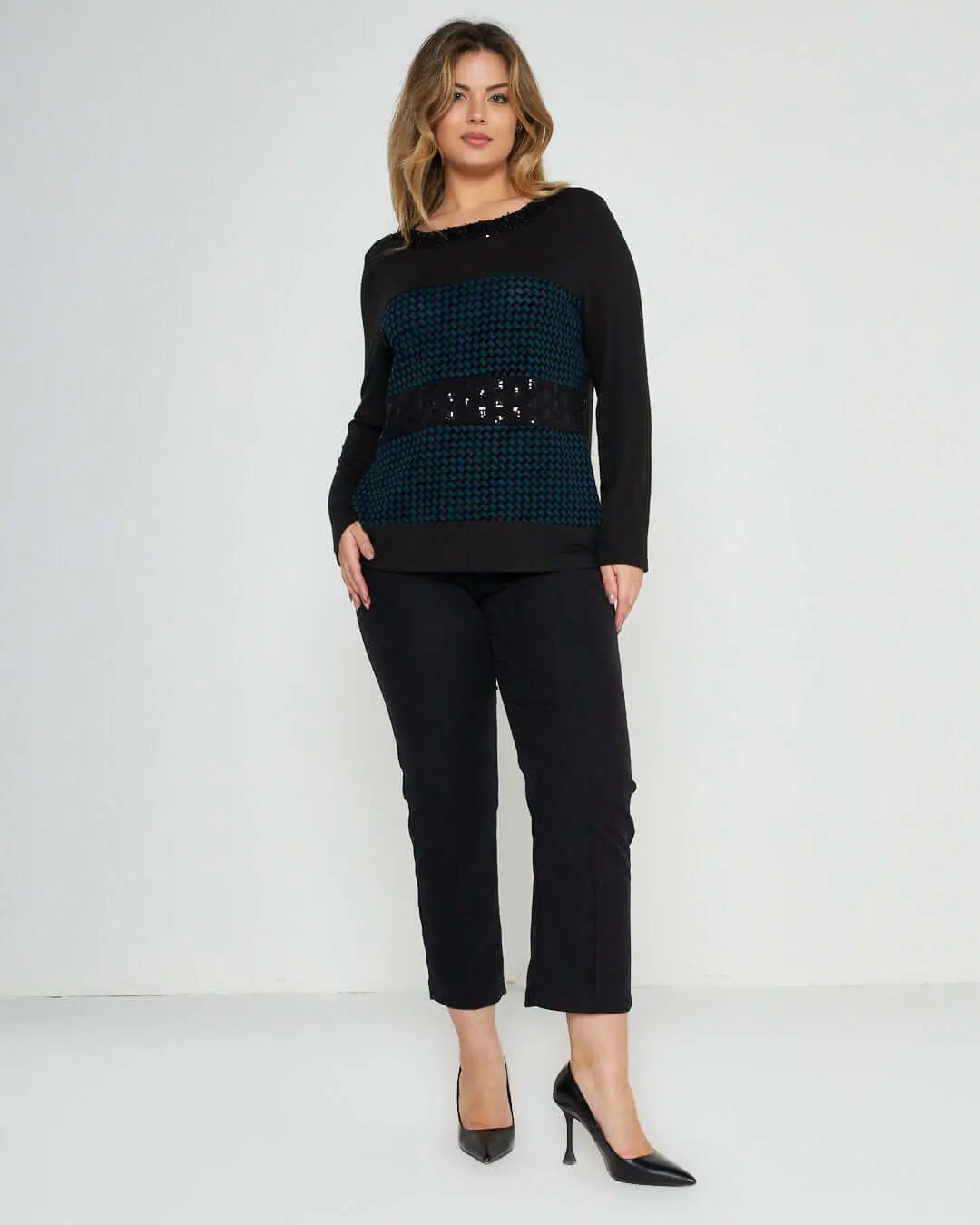 Maglia con paillettes OTTANIO DORABELLA