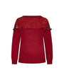 Maglia con pizzo e paillettes MARSALA IRONICA XL