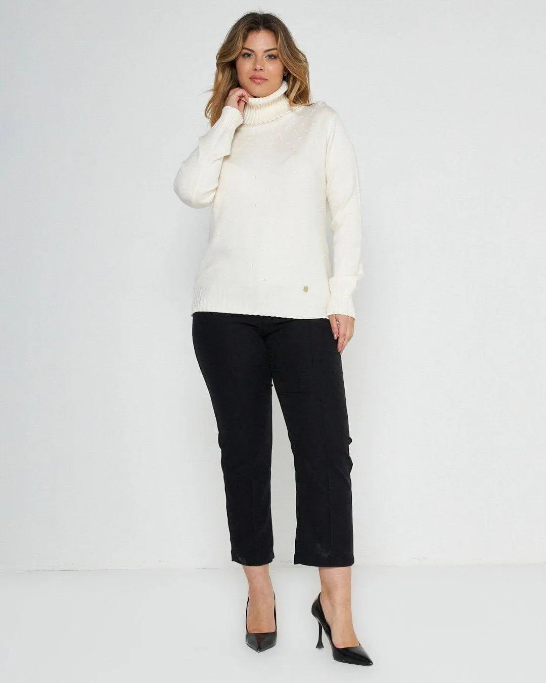 Maglia con pois a rilievo PANNA DORABELLA