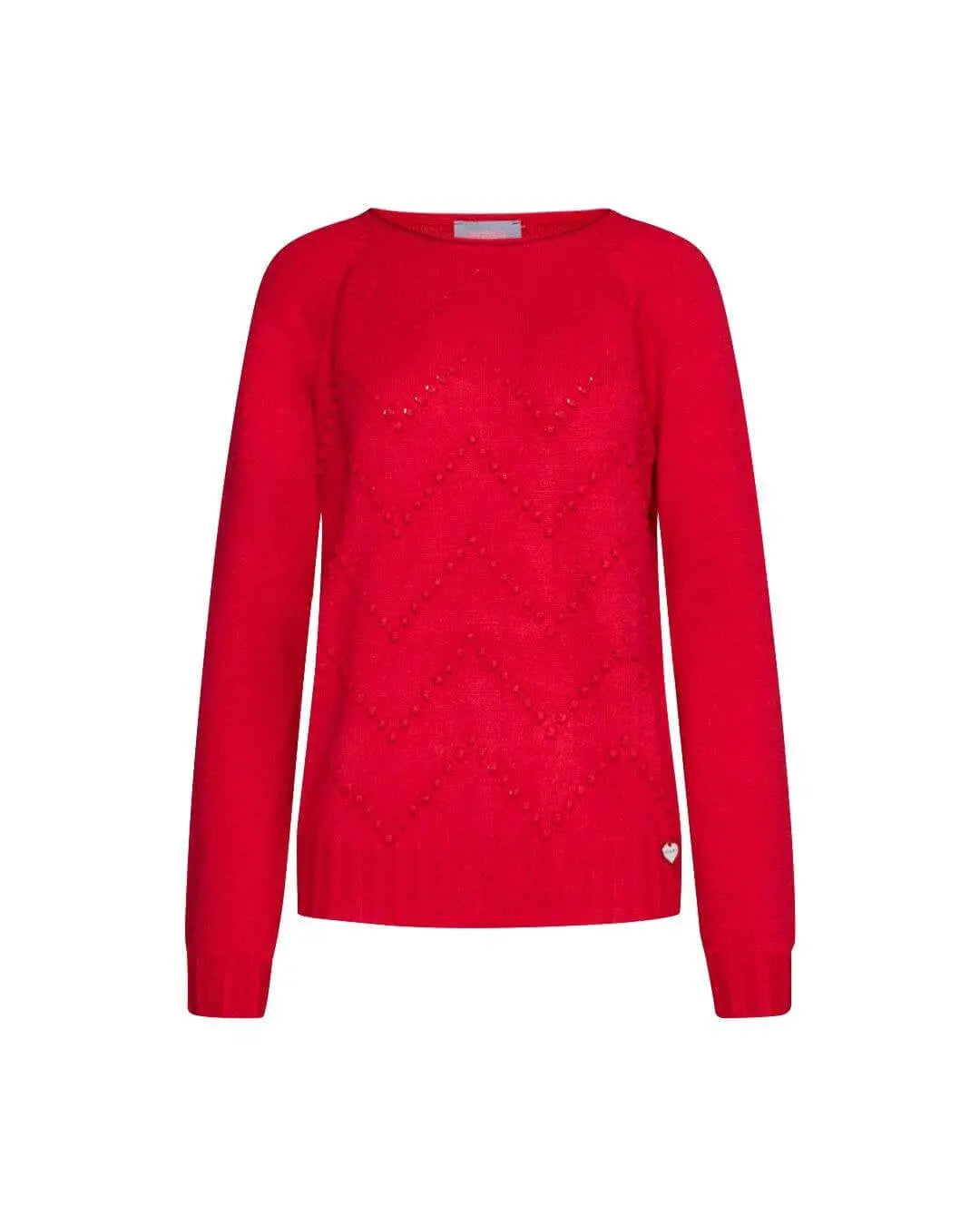 Maglia con pois a rilievo ROSSO DORABELLA