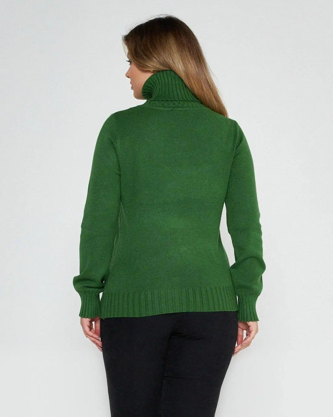 Maglia con pois a rilievo VERDE BOSCO DORABELLA