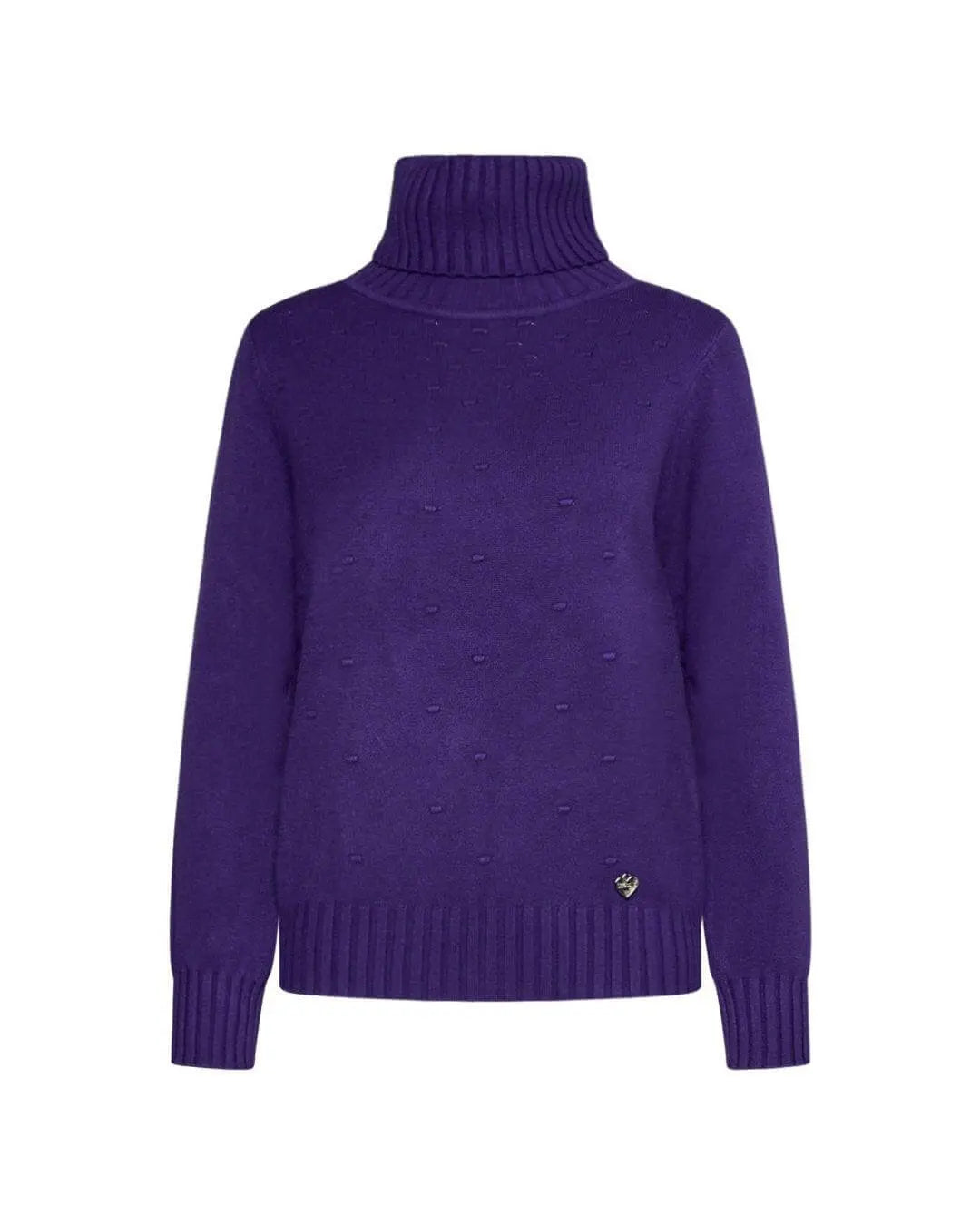 Maglia con pois a rilievo VIOLA DORABELLA