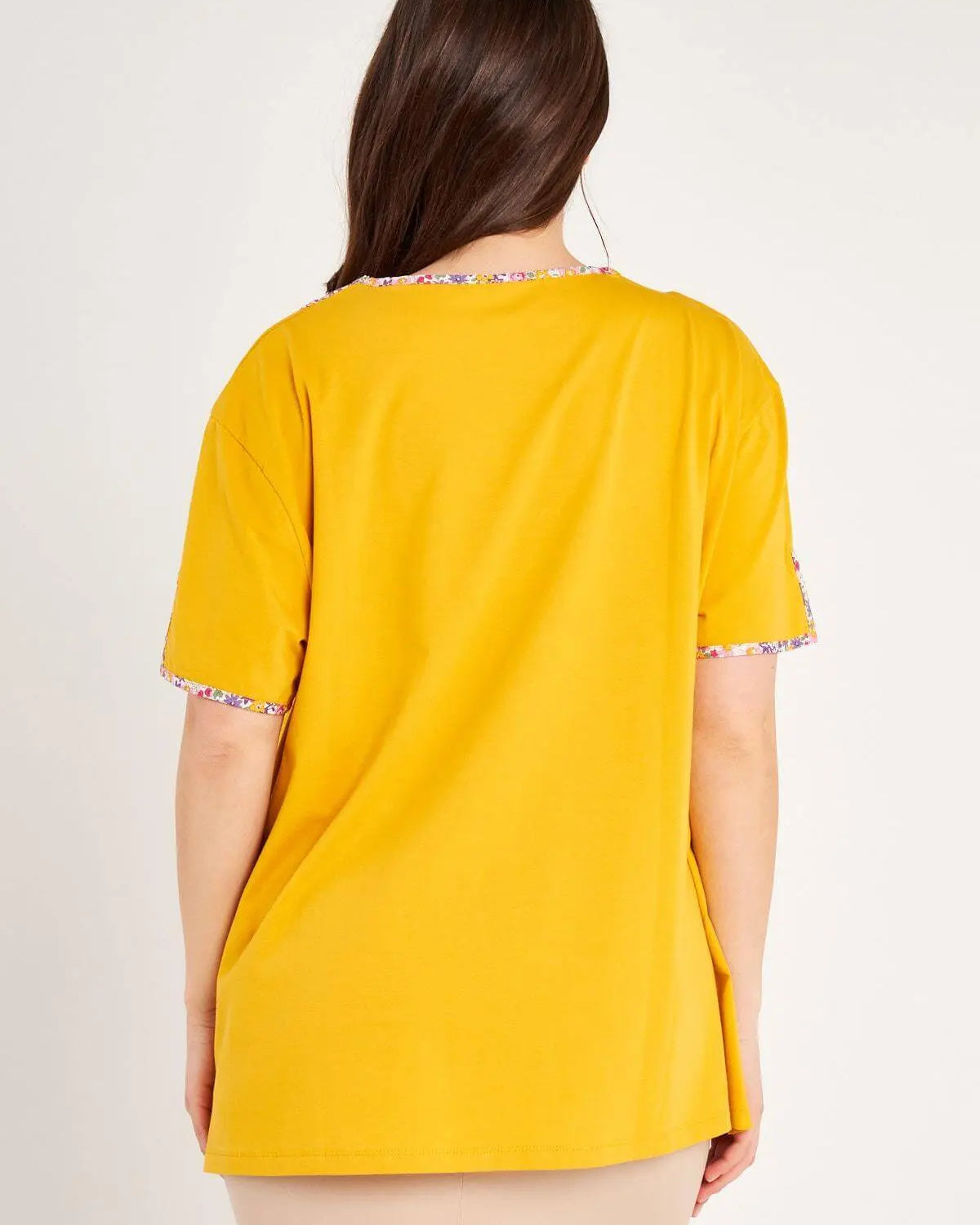 Maglia con scollo a fiori OCRA DORABELLA CURVY