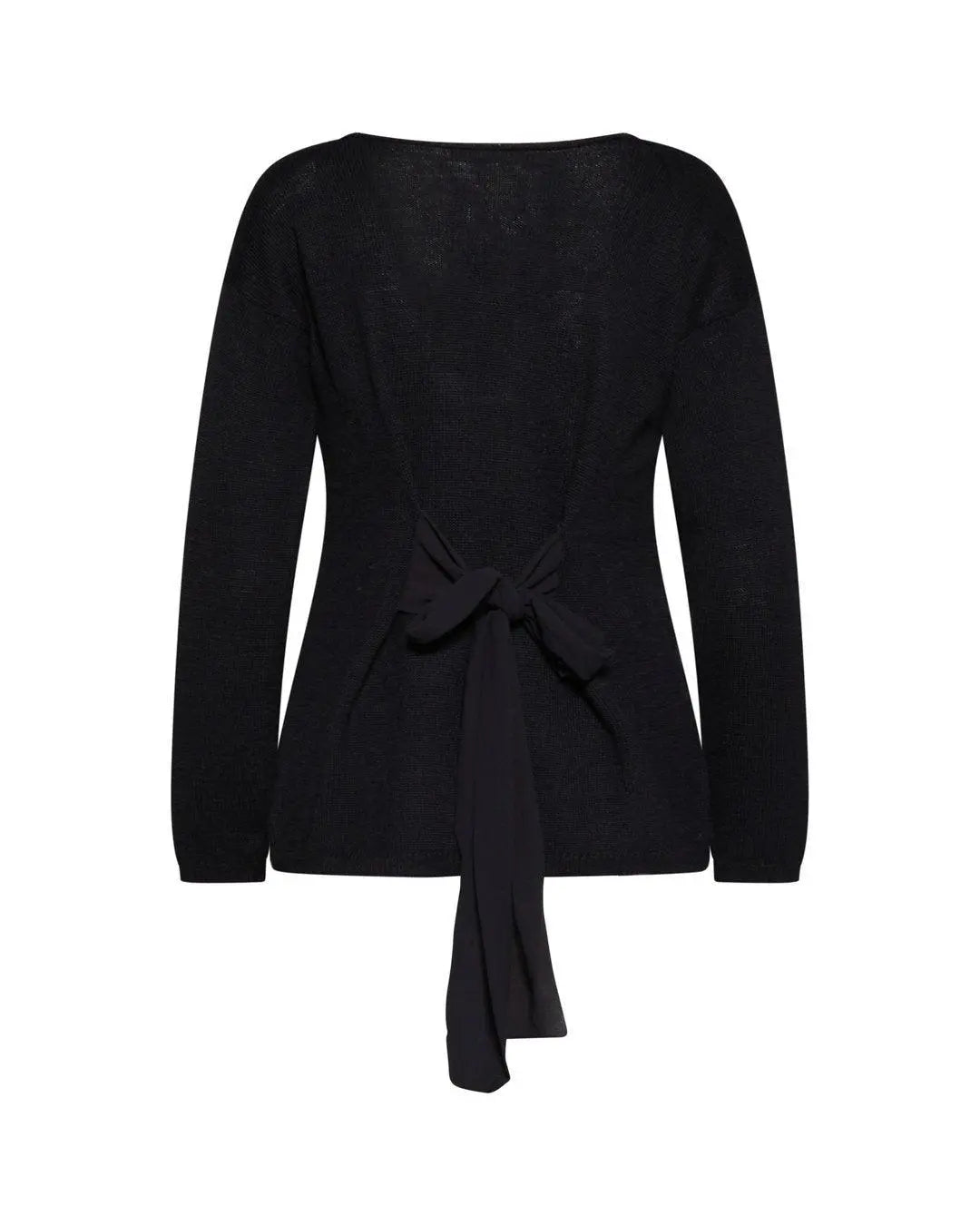 Maglia con spilla NERO-PANNA IRONICA