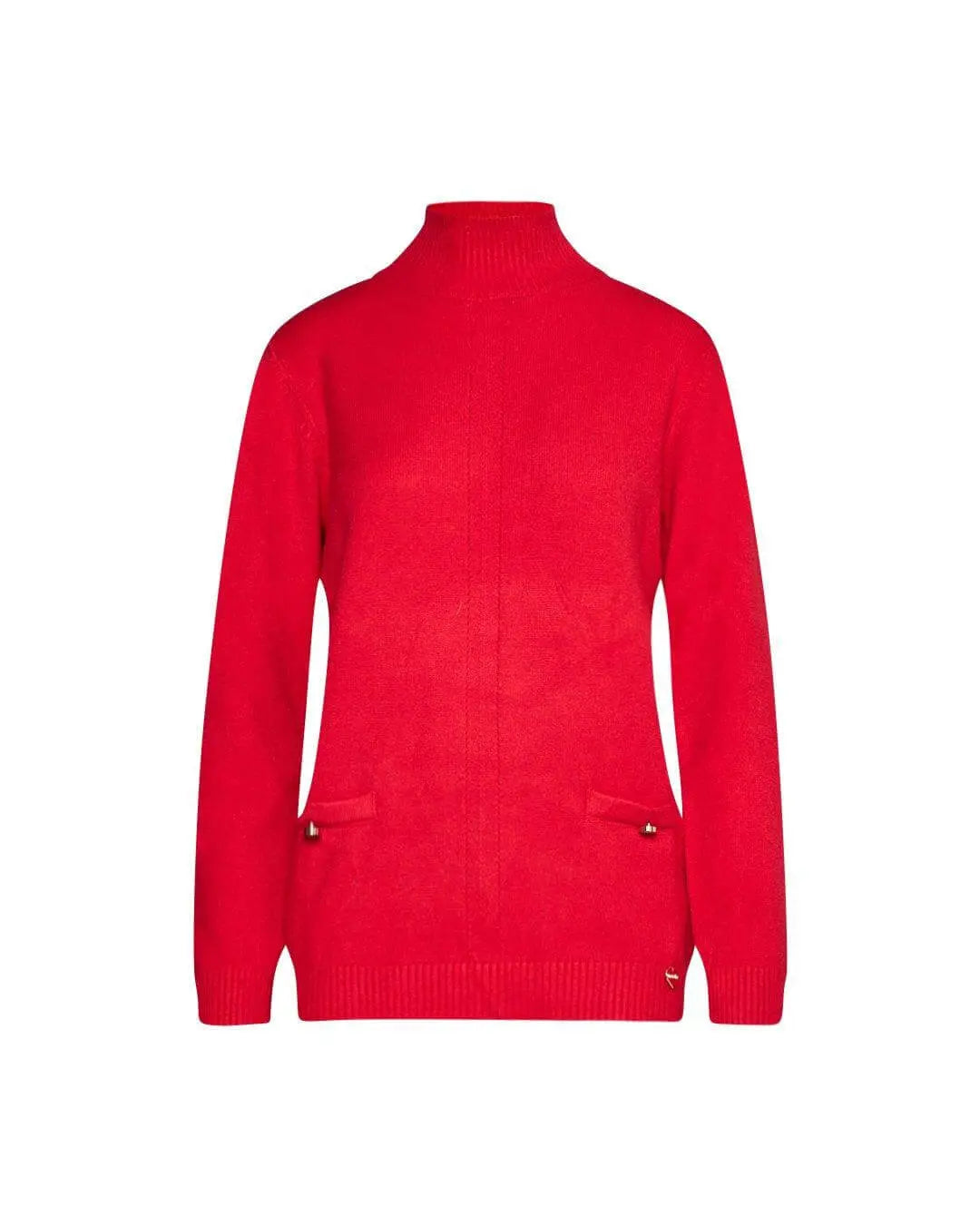 Maglia con taschini ROSSO DORABELLA