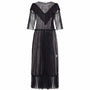 Maglia con trasparenze NERO IRONICA